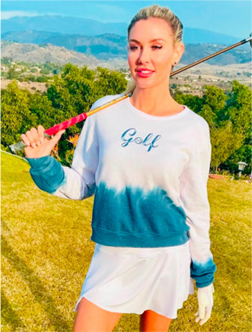 Dip Dye Short Sweatshirt